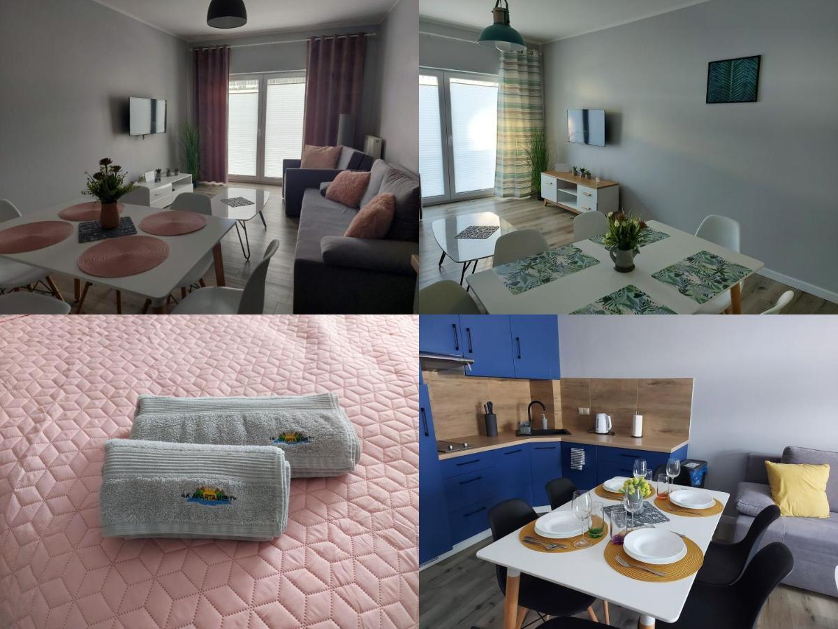 Apartamenty Z Tarasami "Mietowy Spokoj 15" "Romantyczna Szarosc 16" "Niebieska Elegancja 17" Maksymalnie Dla 6 Osob Pobierowo Bagian luar foto