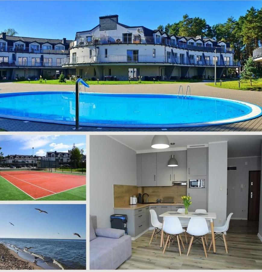 Apartamenty Z Tarasami "Mietowy Spokoj 15" "Romantyczna Szarosc 16" "Niebieska Elegancja 17" Maksymalnie Dla 6 Osob Pobierowo Bagian luar foto